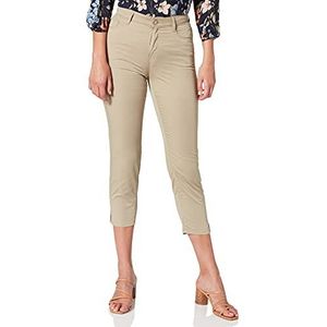 BRAX Dames Style Caro S verkorte Five-Pocket ultralichte kwaliteit broek, Kaki, 26W x 30L