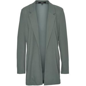 VERO MODA VMLIVA LS Long Blazer NOOS Damesblazer, Balsemgroen, XS