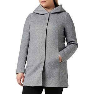 ONLY dames mantel Onlsedona Light Coat Otw Noos, lichtgrijs gem., L