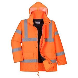 Portwest RT34 Hi-Vis Ademend Jack RIS, Oranje, Grootte XXL