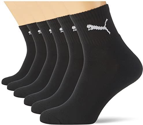 PUMA Heren Short Crew Socks Sportsokken met badstof zool 6-pack sportsokken (set van 6)