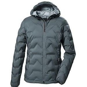killtec dames Gewatteerd jack/functioneel jack met capuchon KOW 8 WMN QLTD JCKT, blaugrau, 36, 41805-000