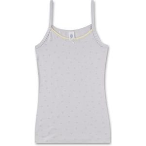 Sanetta Onderhemd voor meisjes, top spaghettibandjes, biologisch katoen, Lilac Hint, 128 cm