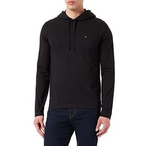 Tommy Hilfiger Lichtgewicht sweatshirt met capuchon voor heren, Zwart, S