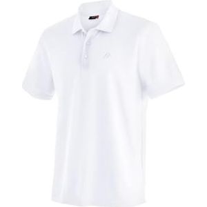 Maier Sports - Poloshirt - Blauw - Katoen - Lange Mouwen