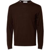 Selected Homme - Gebreide Trui - Bruin - Herfst-Winter Collectie