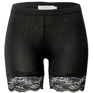 Cream Matilda Biker Shorts, Pitch Black, 42 Dames