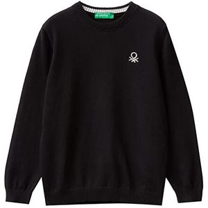 United Colors of Benetton Jersey G/C M/L 1098H100S trui, zwart 100, 82 kinderen, Zwart 100, 12 Maanden