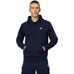Nike - Sportswear Club Fleece Hoodie - Donkerblauw - Wit