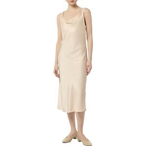 comma - Maxi-jurk - Satijn - Luxe - Watervalhalslijn