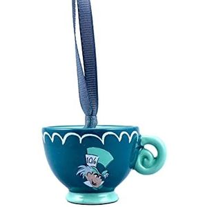 Disney Alice in Wonderland hangende boom decoratie - gekke hoedenmaker - 7,4 cm x 4,8 cm x 5,7 cm - Ornament - Disney kerstboom decoraties - Alice In Wonderland Gifts