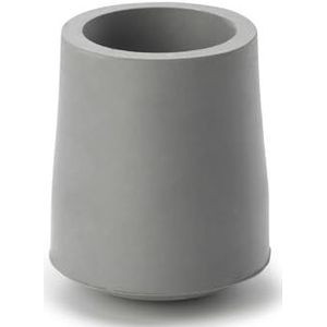 VoltShine Rubberen buitensteun Ø 25 mm, grijs, voor loophulpen, ideaal ter verbetering van de stabiliteit en ter bescherming van oppervlakken.