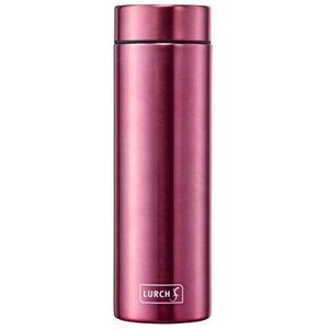 Lurch 240954 thermosfles lipstick/thermosfles voor warme en koude dranken van dubbelwandig roestvrij staal 0,3 l bessenrood