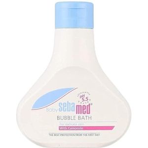 Sebamed Badschuim voor baby's, 200 ml, zacht badschuim zonder zeep voor de gevoelige en gevoelige huid van de baby, geschikt voor dagelijks gebruik