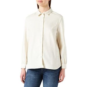 Noa Noa Dames Otn Organic Cotton Voile, shirt met lange mouwen, cloud dancer, 46 NL