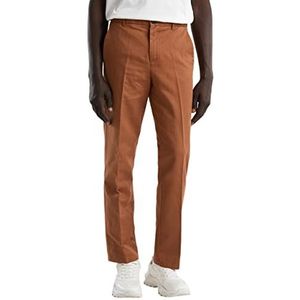 United Colors of Benetton Broek 493ZUF01X, bruin 1B5, 42 heren, bruin gebrand 1b5, 42 NL