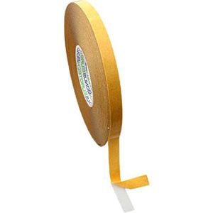 BONUS Eurotech 2BL11.10.0019/050A # dubbelzijdig plakband, breedte 19 mm, lengte 50 m, synthetische rubber, totale dikte 0,15 mm