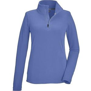 Killtec Dames fleece shirt met opstaande kraag en ritssluiting KSW 101 WMN FLC SHRT, pale blue, 40, 40880-000