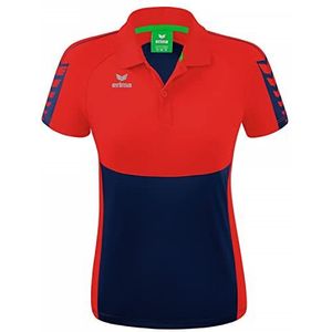 Erima dames Six Wings Sport polo (1112216), new navy/rood, 40