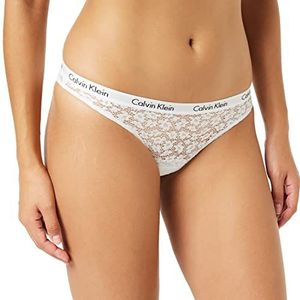 Calvin Klein Braziliaans ondergoed voor dames, Wit, XL
