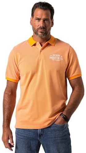 JP1880 - Poloshirt - Neonoranje - Normale Pasvorm - Halve Mouw