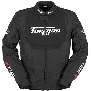 Furygan Norman sportuitrusting voor fans en heren, zwart-wit-rood (meerkleurig), S