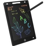 ACROPAQ LCD tekentablet - Vonk creativiteit met onze 8,5-inch zwart LCD tekentablet - Draagbaar elektronisch tekenbord met kleurenscherm en stylus - Het perfecte cadeau voor kinderen