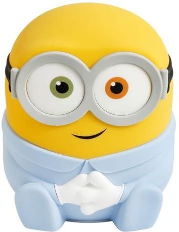 Minions Bob SquishyGlo Siliconen nachtlampje, officieel gelicentieerde Soft Touch oplaadbare lamp met automatische uitschakeltimer voor slaapkamers en thuis, kinderen en volwassenen | Paladone