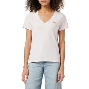 Levi's The Perfect T-shirt met V-hals voor dames, mauve krijt, XS