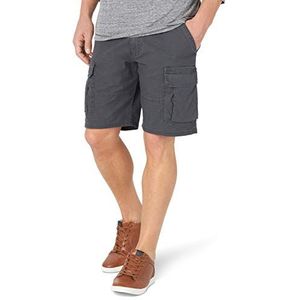 Wrangler Authentics Men's Classic Relaxed Fit Stretch Cargo Short, Anthracite, 52
