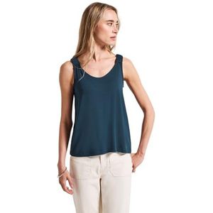 Street One Damestop met plooien, Tide Blue, 44