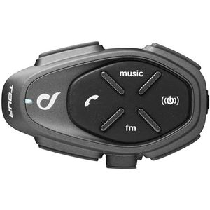 Cellularline - Interphone Tour HD - Motorintercom - Zwart - Hoogwaardige Audiokwaliteit