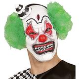 Widmann 00841 Killer Clown masker met haar en mini-hoed