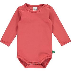 Fred's World by Green Cotton Baby-meisjes Alfa L/S Body and Peddler Sleepers, cranberry, 98 cm