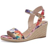 Sandalen - Oranje - Sleehak - 7,5 cm - TOUCH-IT-technologie