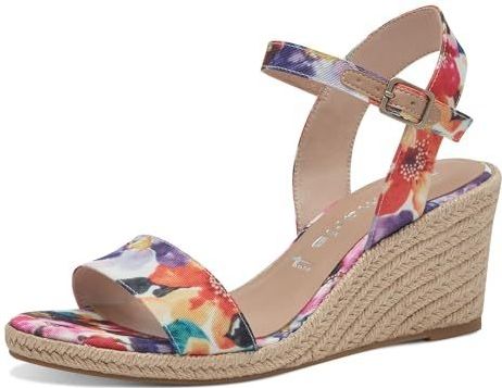 Sandalen - Oranje - Sleehak - 7,5 cm - TOUCH-IT-technologie