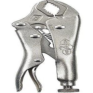 IRWIN Tools Vise-Grip vergrendeltang, origineel, gebogen kaak, 5"" (4935579), Zilver Metallic