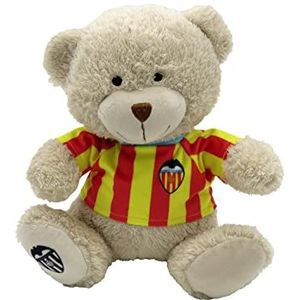 Teddybeer met Valencia T-shirt, pluche beer, voetbalspeelgoed (CyP Brands), 50 hojas, M, Traditioneel