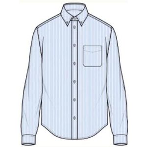 United Colors of Benetton Overhem, Blauw, S