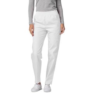 Adar Universeel Schrobben für Frauen - Taps toelopend utiliteit Lading Schrobben Broek - 503 - Weiß - XXS