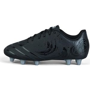 Canterbury - Phoenix Genesis - Rugbyschoenen - Zwart Zilver Metallic - 35.5 EU