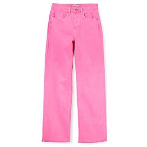 Peppercorn Fran Garment Dyed broek met volledige lengte | roze jeans voor dames VK | lente jeans | maat 10