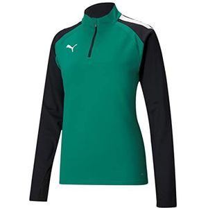 PUMA - Teamliga - T-shirt - Pepper Green - 1/4 Rits