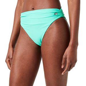 Bikinibroek voor dames met hoge opdruk, Mint groen, 34