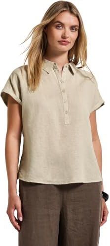 Street One - Chemisier - Moonstone Sand - Lin en Katoen - Lichtgewicht