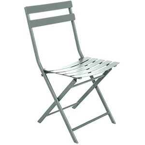 Hespéride HES-165328 stoel Greensboro, olijfgroen, staal met epoxy-coating, eenheidsmaat