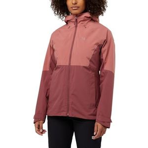 Jack Wolfskin - GLAABACH 3-in-1 JKT W - Functioneel 3-in-1-jack - Rood/Ochre