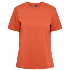 PIECES Dames Pcria Ss Solid Tee Noos Bc T-shirt, Oostindische kers, S