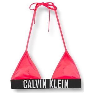 Calvin Klein Dames Micro Driehoek, Signaal Rood, S, Signaal Rood, S