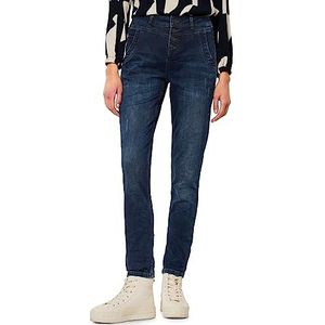 Street One Dames A375890 jeansbroek Loose, Brilliant Indigo Wash, W25/L32, Brilliant Indigo Wash, 25W x 32L